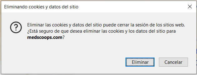 Exemple Firefox – image 3 de 5: décidez des cookies (cliquer pour continuer)